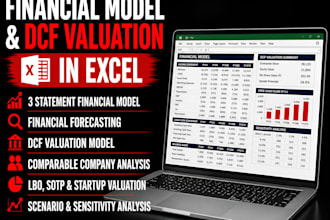 build a financial model and dcf valuation in excel