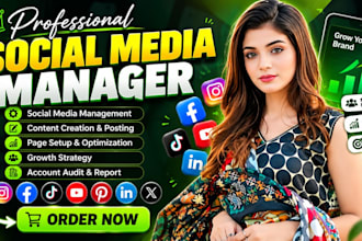 be your professional social media marketing manager and content creator