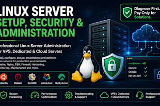 setup, secure and manage your linux server