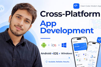develop cross platform app for android ios and windows