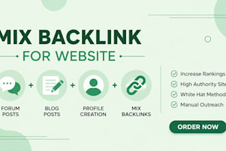create backlinks exactly according to your requirements