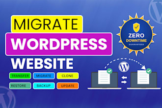 do wordpress migration to any hosting with zero downtime