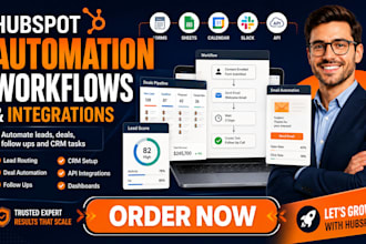 build hubspot automation workflows and integrations