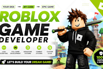 be your roblox game developer and roblox simulator game developer