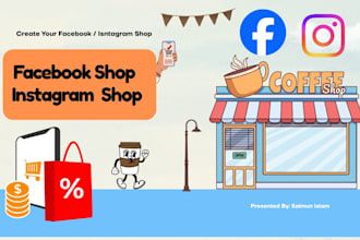create your facebook shop and  instagram shop