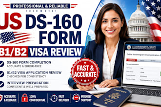 complete your US ds 160 form, review your b1 b2 visa application