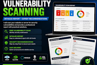 scan your website for vulnerabilities and check the security