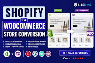 convert your shopify store to woocommerce
