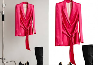 professionally edit clothing and fashion product photos for ecommerce