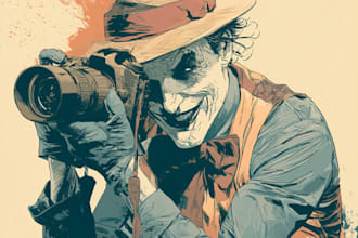 comic book illustration with comic book illustrator