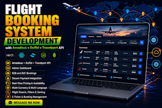 build a flight booking website with amadeus and duffel api integration