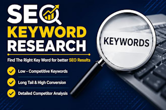 do SEO keyword research and competitor analysis with action plan
