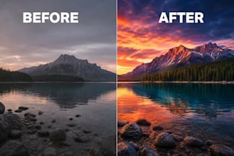 do professional photo editing background removal and retouching