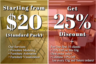 do designing, modeling and realistic visualization of your 3d product