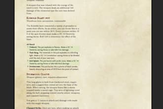 custom 5e compatible magic items