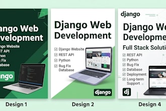 develop a professional django web application