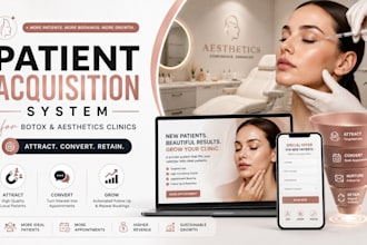 create a patient acquisition system for botox and aesthetics clinics