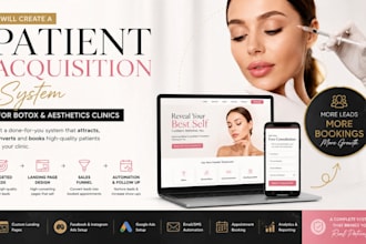 create a patient acquisition system for botox and aesthetics clinics