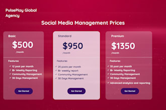 create your social media content,strategy and ads