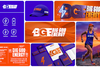 create custom logo design and brand kit with brand guidelines