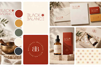 luxury brand identity and branding kit for beauty wellness brands