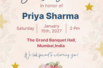 design beautiful and editable baby shower invitation cards in canva