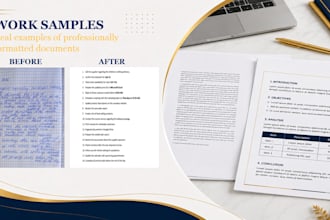 manually retype scanned and handwritten documents into word