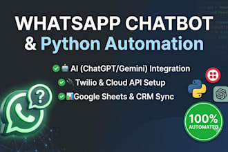 build automated whatsapp chatbot using python and twilio