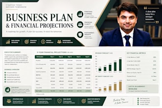 write a business plan with detailed financial projections