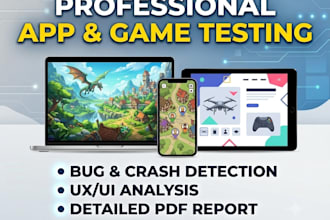 test and review your game, website, or app