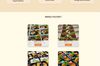 design a modern traditional and responsive website UI