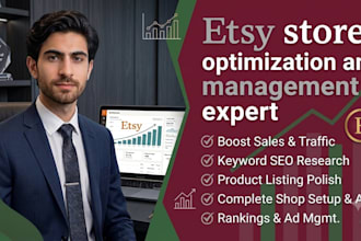 etsy store optimization and management expert