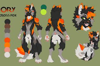 do furry ref sheet nsfw anthro furry art fursona oc fursuit character ref sheet