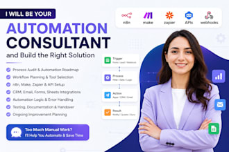 be your automation consultant and build the solution