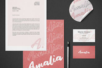 design professional business stationery and branding kit