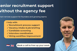 provide senior recruitment support