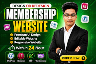 build a wordpress membership and subscription website