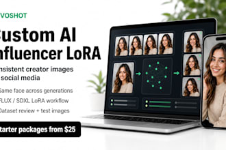 train a custom ai influencer model for social media