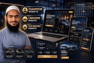 create a premium chauffeur, limousine and taxi booking website