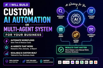 build a custom ai automation or multi agent system for your business