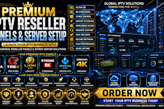 provide unlimited mega ott reseller panel, dream4k, zen4k, strong8k, crystal