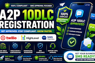 do a2p 10dlc registration for twilio and gohighlevel