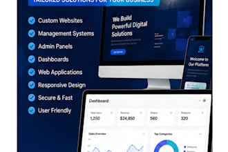 build a custom website or management system