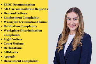 review contract, wrongful termination,unpaid wages, lawsuit as employment lawyer