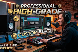 be your music producer for custom beats and background music bgm