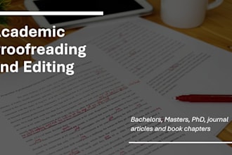 proofread and edit your essay, article, or book chapter