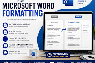 format microsoft word documents professionally