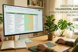 provide data verification, organization and multilingual support
