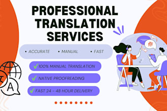 be your professional multi language translator