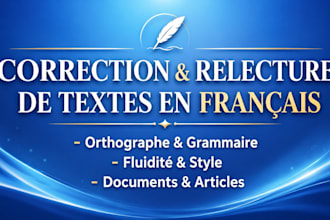 elire, corriger et reformuler vos textes en francais